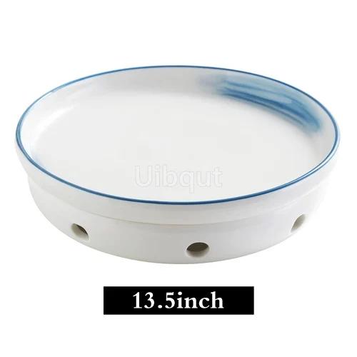 Creative Dry Pot Bowl Alcohol Candle Plate Set Ceramic Heating Furnace Heat Preservation Dish Water Boiled Fish Plate Tableware