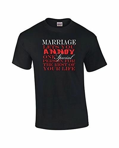 Funny Tee Shirt Marriage Lets You Annoy Black M