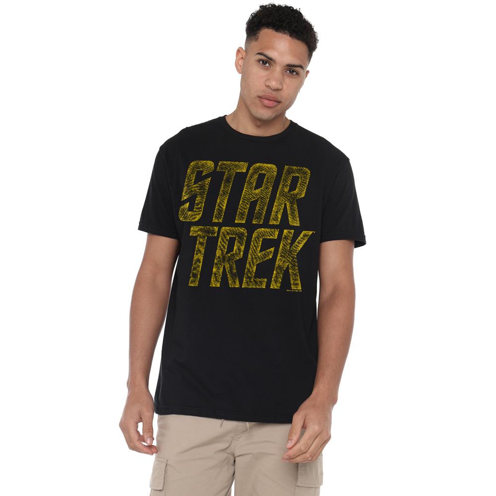 STAR TREK Mens Distressed Logo T-Shirt