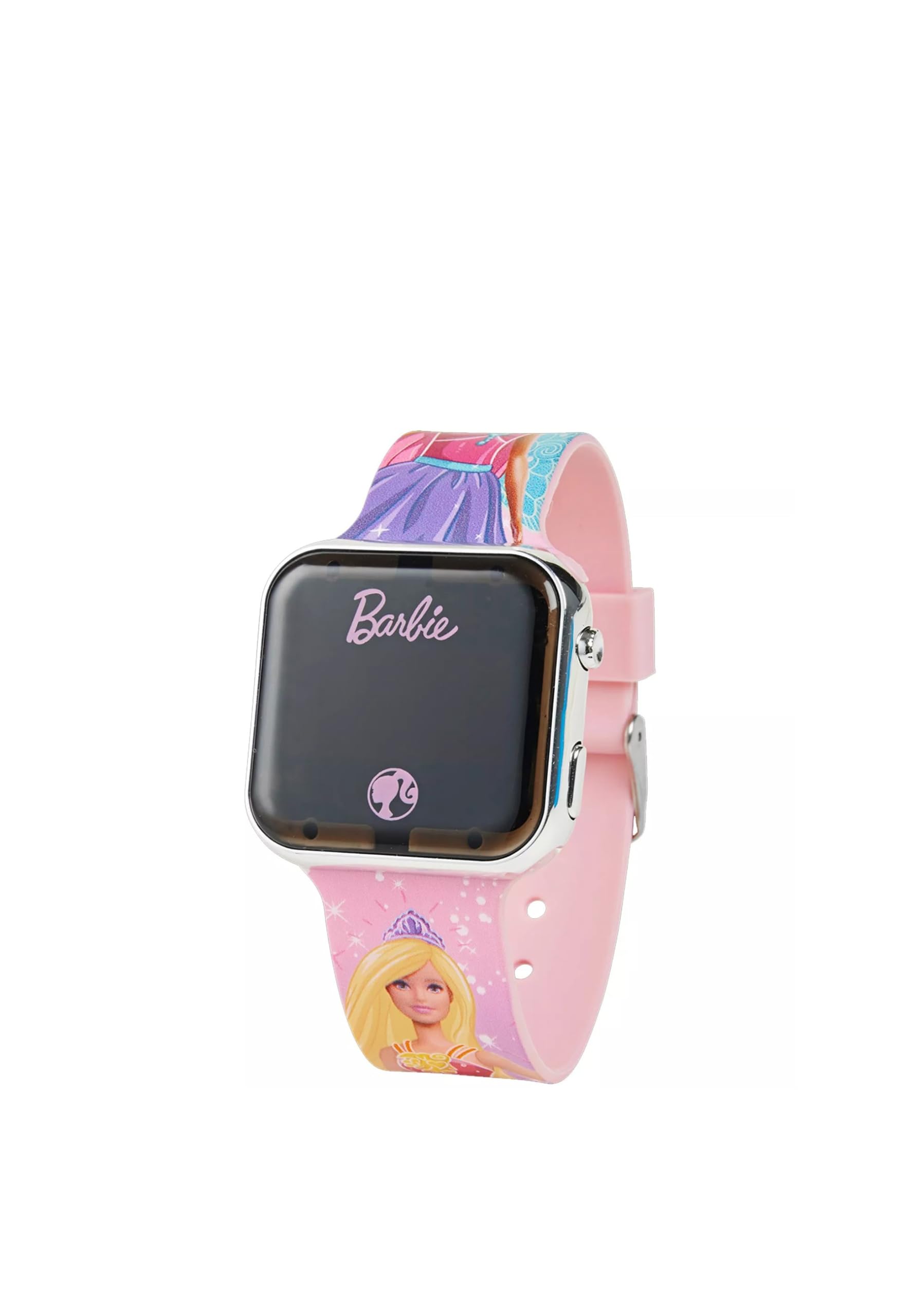 

Accutime Barbie Sparkle LED Kids Digital Watch Pink Character Character Print Print, Pink, розовый