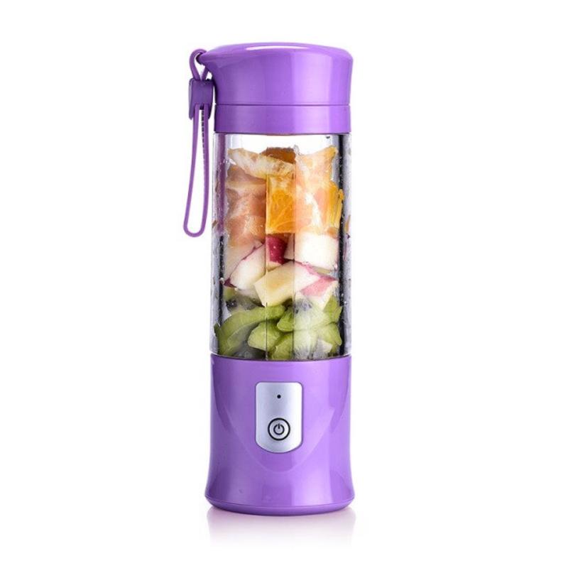 Multifunction Juicer Small Four Generations Mini Minzer Gift Fresh Juicer Automatic Portable Manual | Juillers (Purple)