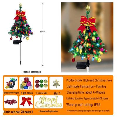 Luce Solare per Albero di Natale da Esterno per Prato