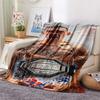 1 Manta de Franela con Estampado de Alienígena y Tierra, Alta calidad Cómoda para Todas las Estaciones, Decoración del Hogar, Calidez y Comodidad, Perfecta para Regalos de Navidad