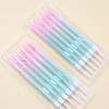 Gradient Pink and Green Straight Pencil Candle Party Gradient Pink and Platinum Candle