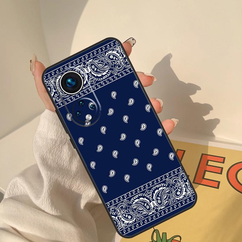 Royal Bandana Paisley Case For Honor Magic 8 Pro 7 6 5 Lite Cover For Honor 200 400 50 70 90 X8a X8b X9a X9b X9c