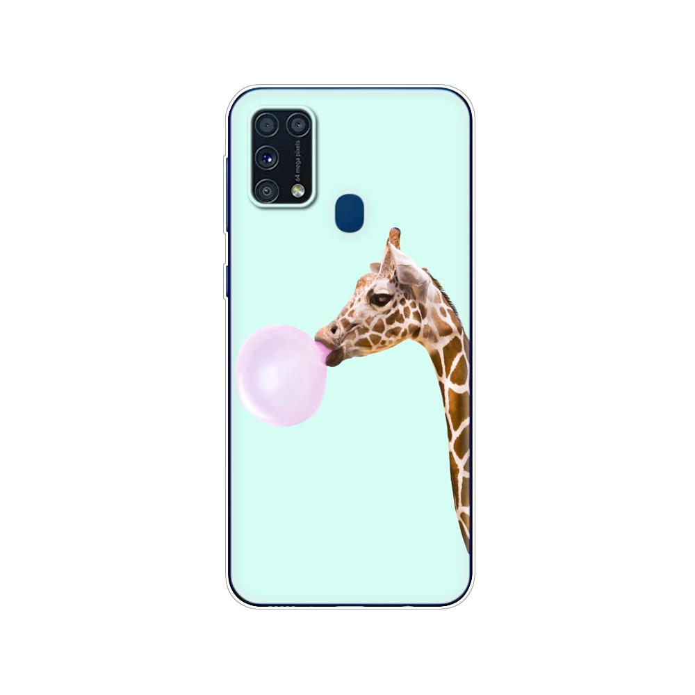 Pentru Samsung M31 Husa 6.4" Husa din silicon moale Tpu pentru Samsung Galaxy M31 M 31 SM-M315FZBVSER m315 Funda pentru bara din spate a telefonului