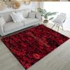 Rose Customize Text Floor Mat Design for Study room Balcony Entryway Hallway Anti-slip Rug Anime Office Decor Perfect Birthday/Christmas Gift Idea
