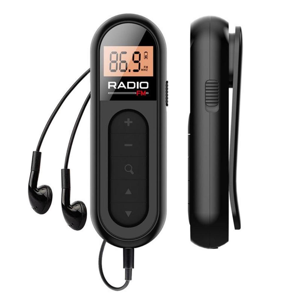 2024 Rechargeable FM Radio: Mini Portable Receiver with Auto Station Search for Seniors