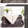 New Double-Layer Thick Lambskin Leisure Blanket for Sofa or Office Nap