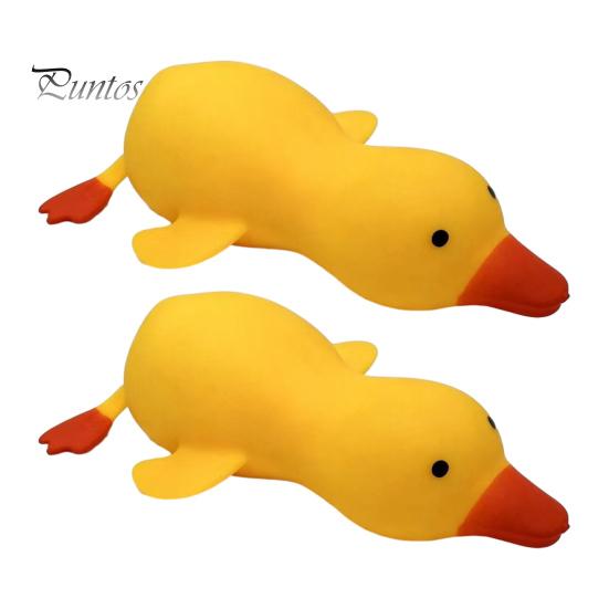 Relaxation Squeeze Toy 1/2Pcs Giant Yellow Duck Toy, Anxiety Relief Shape Stress Gadget Sensory Soft Stretchy Farm Animal Reducer