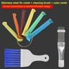 Condenser Comb For Air Conditioner Portable Stainless Steel Fin Comb Lightweight Evaporator Clean Tool Radiator Cleaning