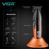 VGR High-end Electric Hair Clipper 9000 RPM Professional Grade Hair Trimmer Gradient Color Metal Body Carving Push Shear with Digital Display V-889T