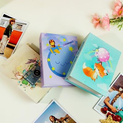 6 Inch 100 Pockets Scrapbook Album Cloth Cover Photo Storage  Family Photo Storage