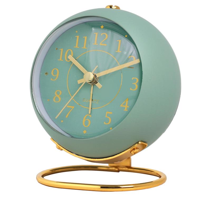 Nordic Minimalist Children's Silent Alarm Clock - Luminous Desktop Bedside Clock