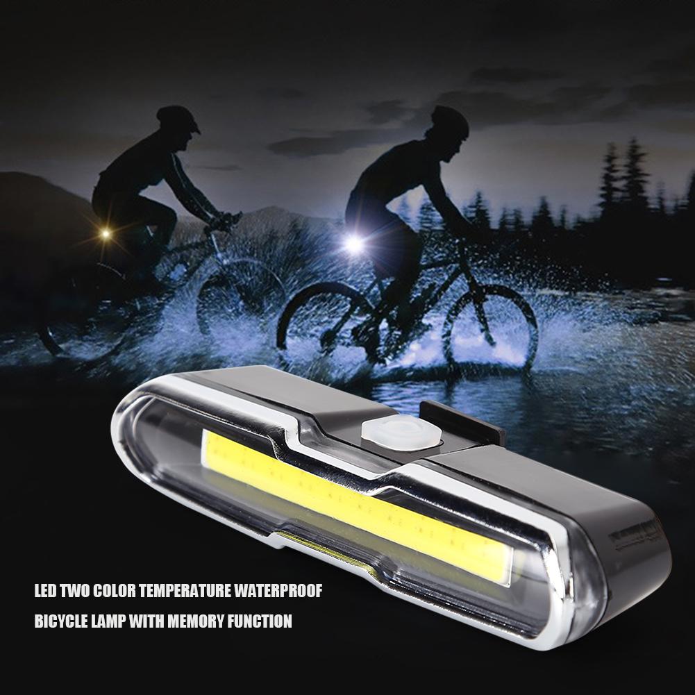 Bike Light USB Rechargeable LED 500mAh Headlight Bicycle Flashlight Front Lamp Bike Light Flashlight Cycling Accessories