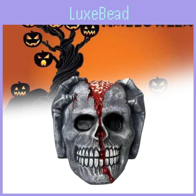 Modern Minimalist Skull Tabletop Ornament For Halloween And Christmas Decor