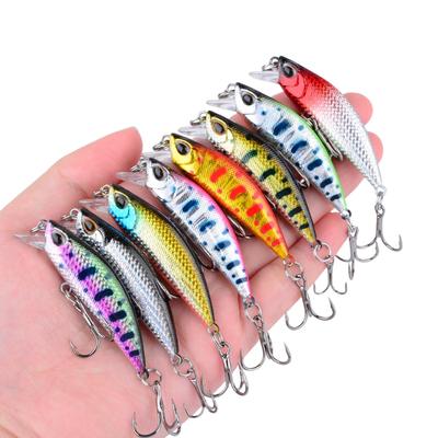 Sinkender Minnow Vibrationsköder: 5cm, 6g für Zander- & Barschfischen