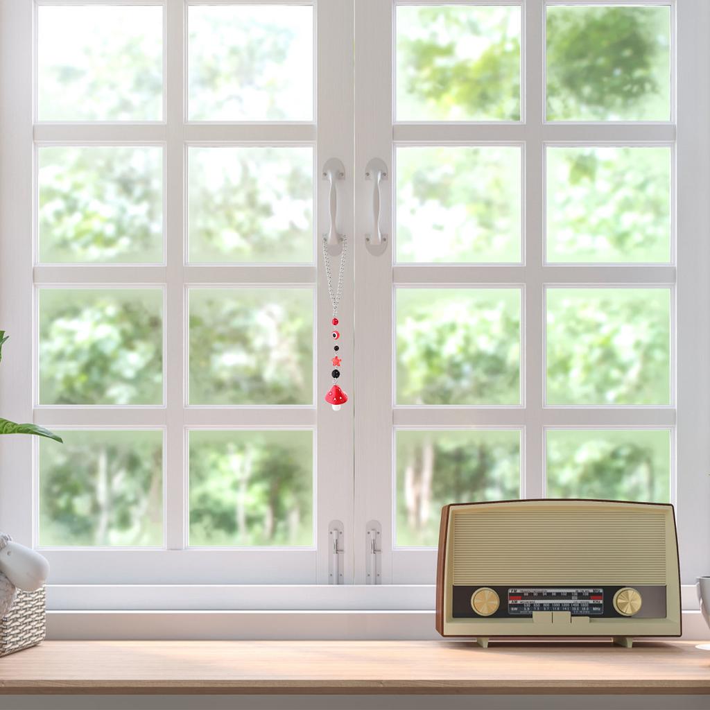 Unique Mushroom Wall Hanging Decor Safe Resin Stainless Steel Material Delicate Supplies Room Decoration Gift