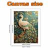 Pearl Art Painting Peacock Home Wall Decor Art Crafts Handmade DIY Adult/Beginner Gift Creative Home Decor Frameless Vintage Aesthetic
