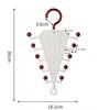 Multifunctional V Shaped Hanger Organizer With 10 Hooks Durable Material Ideal For Closet Hat Clothes Storage