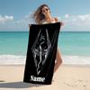 Personalized BT21 Character Collection Beach Towel Microfiber Beach Towel Thin Absorbent for Beach Swimming Yoga Bath Sports. 091045