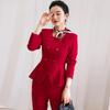 Women's Professional Red Suit Set