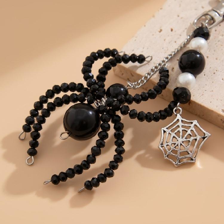 Halloween Spiders Key Jewelry Spiders Bag Charm Spiders Bag Pendant Party Keychain Key Pendant for Keys or Backpacks
