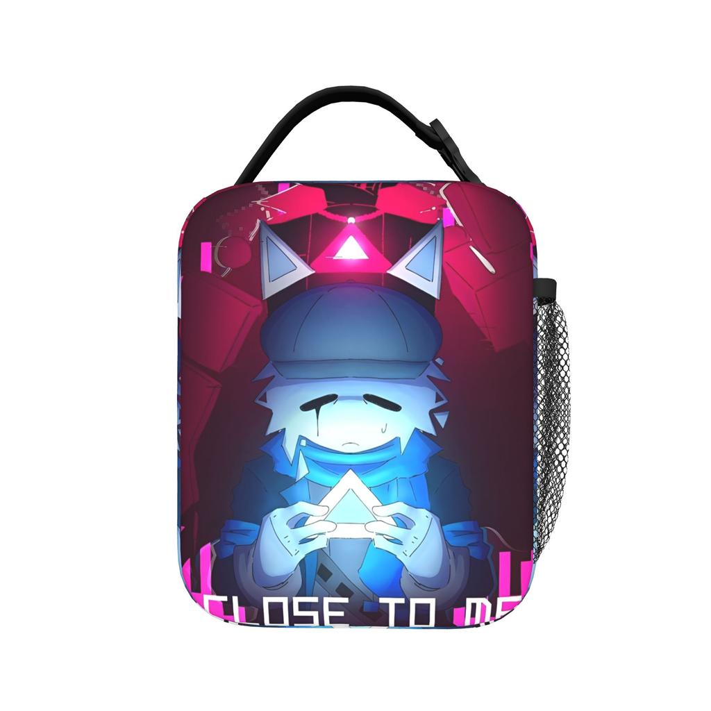 Vintage TEM Bluudude Forsakens Get in Now TEM Blue Dude Insulated Lunch Bag Leakproof Meal Container Cooler Bag Tote Lunch Box