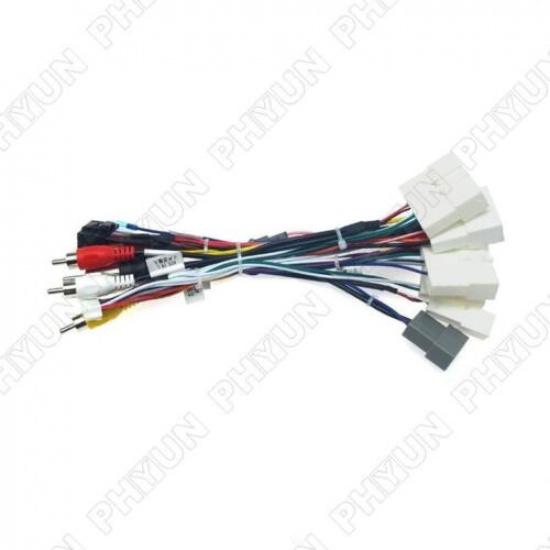 16PIN Power Cable Adapter w/ Canbus Box For Nissan X-Trail Tiida Qashqai Stereo