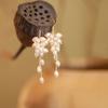New Arrival Elegant Grape Design 100% Natural Freshwater Pearl 14K Gold Filled Female Drop Earrings  For Women Gifts