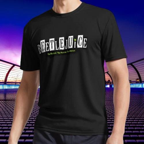 New Shirt Beetlejuice Logo T-Shirt Funny American Usa Unisex Size S-5XL S