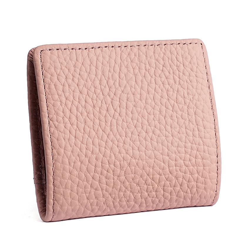 Mini Leather Small Change Wallet Top-layer Cowhide Ultra-thin Coin Storage Bag Japanese Purse