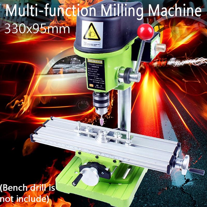 Mini Multifunction Table Milling Machine Drill Vise Bench Fixture Adjustment Worktable for Mini Drill and Drill Bracket