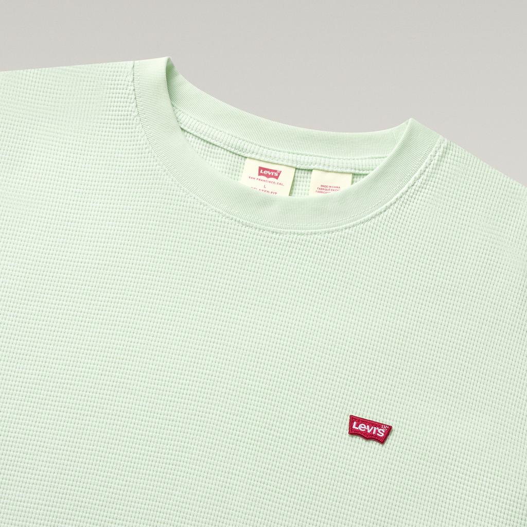 Levis Standard Regular American Vintage Waffle Casual Short Sleeve T-Shirt Unisex Tops 006WY-0002