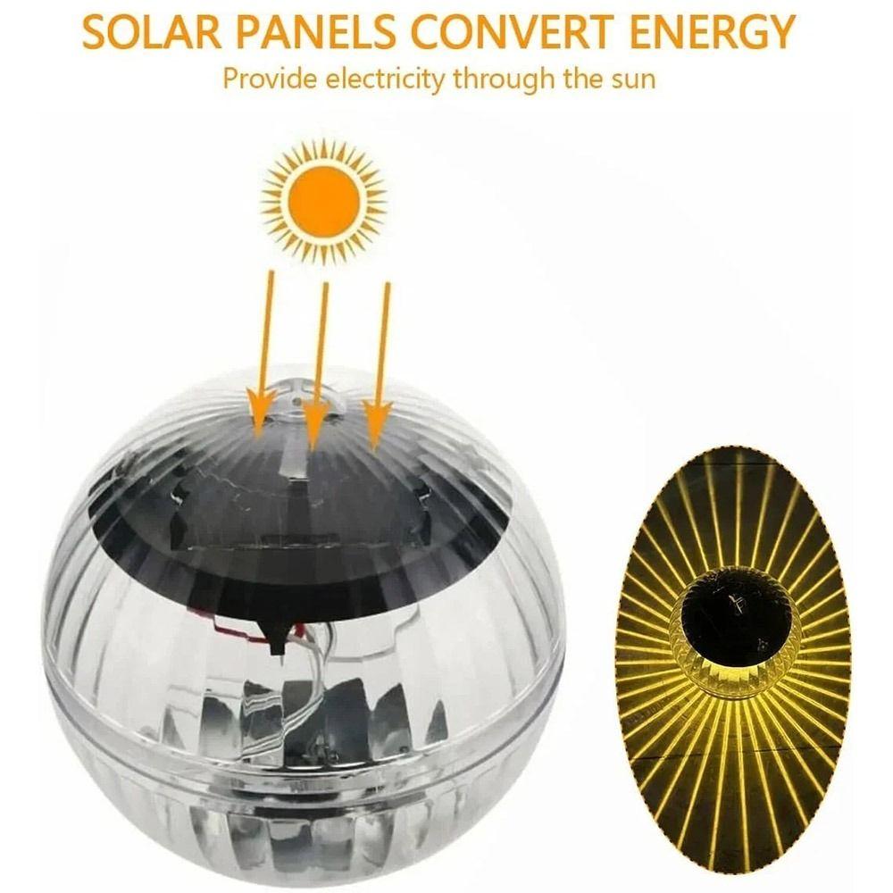 Solar Powered Solar Floating Pond Light LED Outdoor Night Lights Swimming Pool