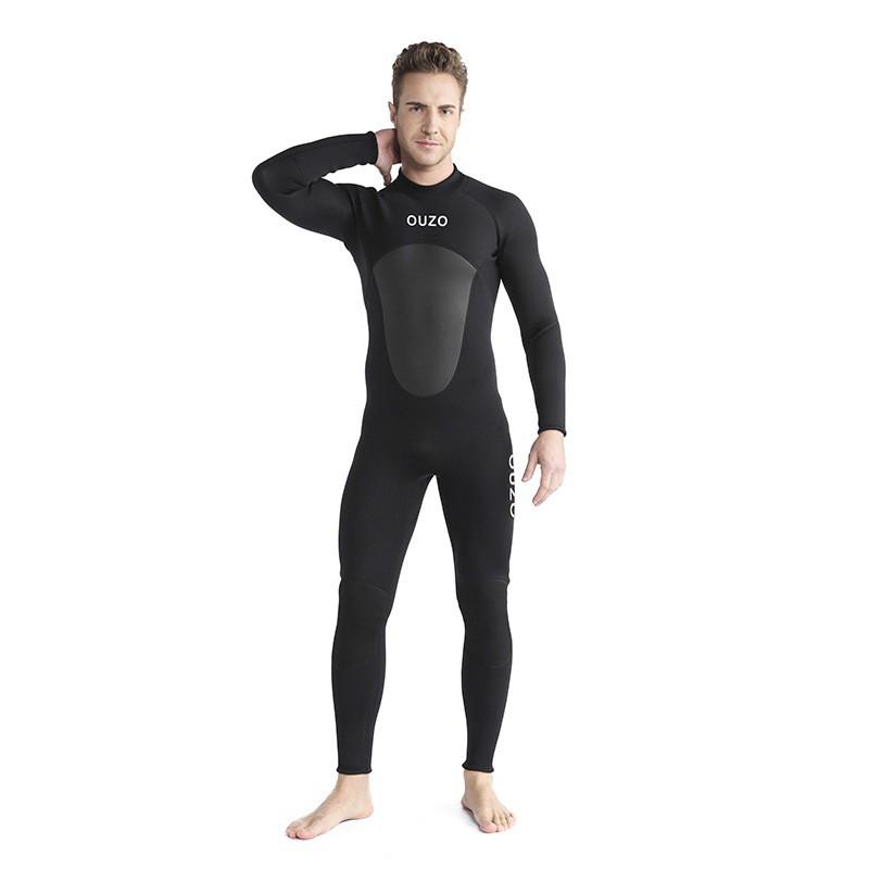 Mens 3mm Neoprene Full Suit Wetsuit Diving Snorkeling Surfing Winter Swimming Warmth Protection