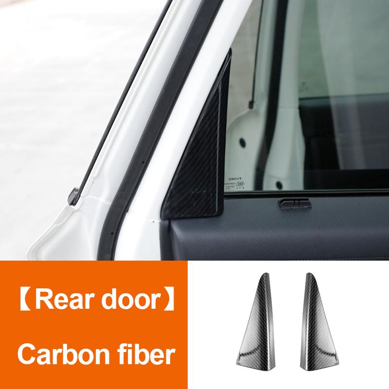 For Honda CRV CR-V 2017 2018 ABS Car Front Rear Door Window Inner Triangle A Pillar Column Cover Accessories