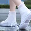 Rain Shoe Covers Waterproof Dustproof Reusable Overshoes Thickened Silicone Shoe Covers for Women