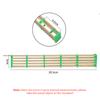 20pcs Bamboo Queen Cage Lengthening 5 Sections Bamboo Queen Prison Cage Beekeeping Supplies Apiculture Tools