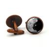 Stylish Alloy Black Cat Cufflinks For Men And Women Fashion Accessories