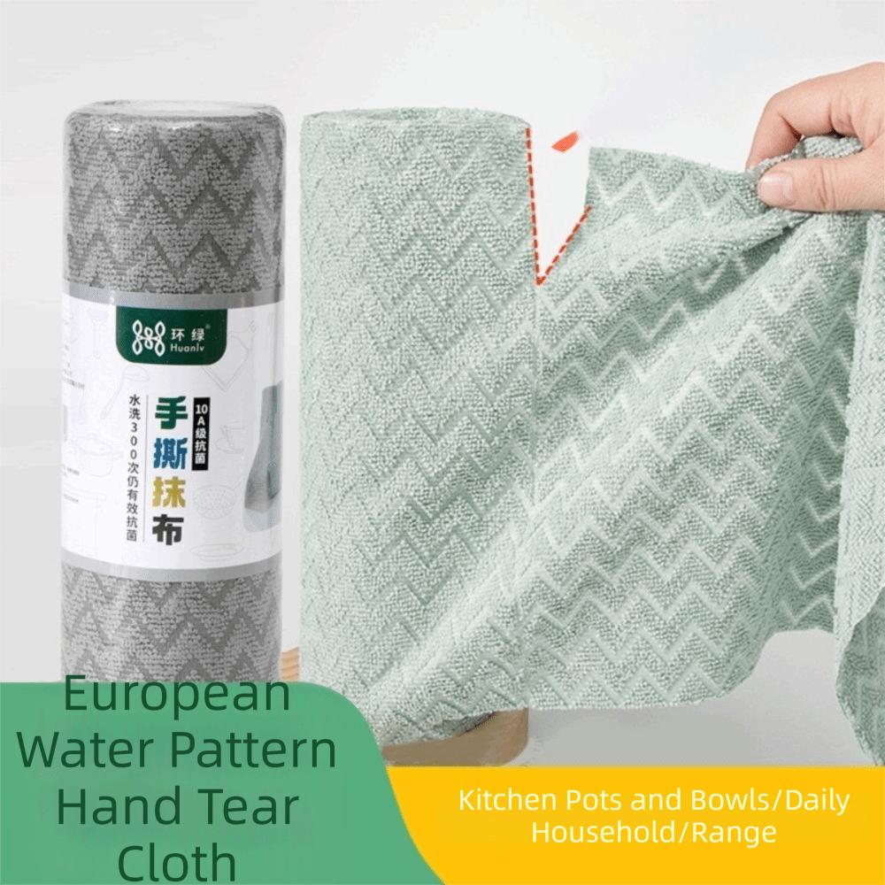 20Pcs/Roll Reusable Kitchen Cleaning Towels Wet and Dry Cleaning Rag for Home Kitchen