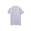 Li Ning Sports Fashion Series Printed Round Neck Loose Sports Short Sleeve T-Shirt Women Tops Moonlight-Purple AHSR144-3