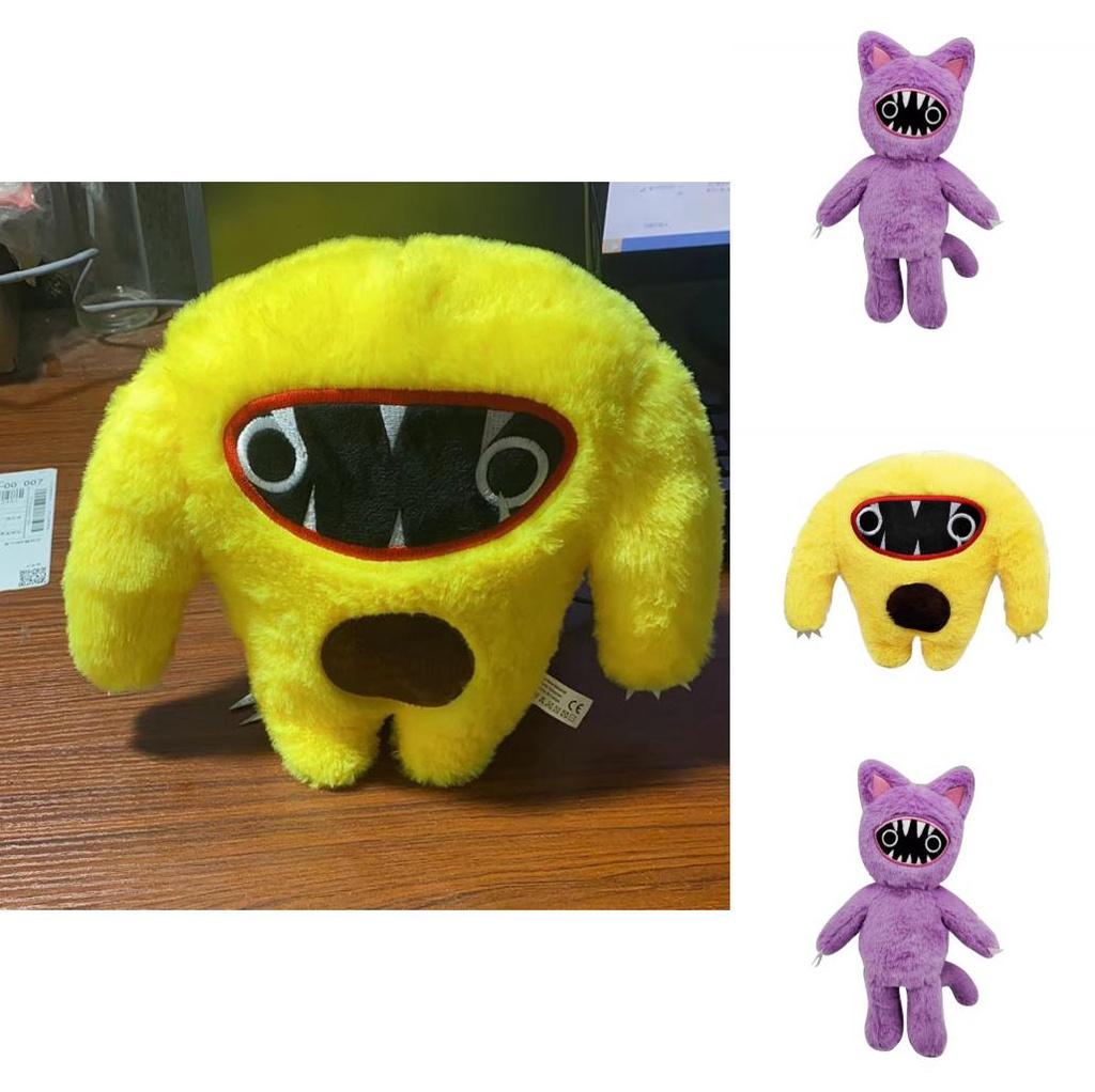 Joyville Plush Toy 30cm Cute Monster Stuffed Animal Purple Cat Design Soft And Cuddly For Adults