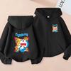 Kinder Rosa Cardigan Sweatshirt 3-12 Jahre Mädchen Junge Hoodie Reißverschluss Stil Beliebt Anime Schönes Mädchen Sport Lässig Mode Kleidung
