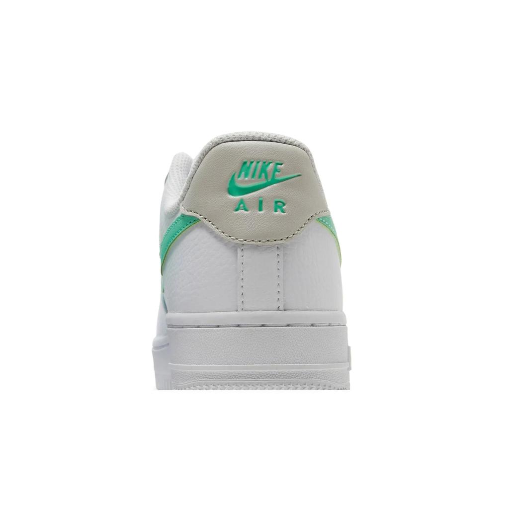 Nike Womens Air Force 1 '07 'White Green Glow' (women's Sizes) White / Light Bone / White / Green Glow Skate Shoes 315115 164