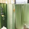 Green Soft Yarn Curtain Net for Kindergarten Decoration, Scene Layout, Wedding Backdrop, and Dress Fabric
