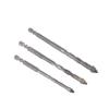3-teiliges Vierkant-Zahnkranz-Exzenter-Twist-Bohrer-Set für Trockenbohrungen in Keramikfliesen, Glas, Marmor, Beton