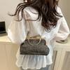 Trend fashion chain light luxury women's bag summer new simple portable shoulder shell bag messenger bag