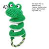Tough Plush Toys for Pets Crinkle Dog Toy, Tug of War Interactive Toy with Stuffed Animal Chew Rope Loop, Medium Large Dogs Engagement
