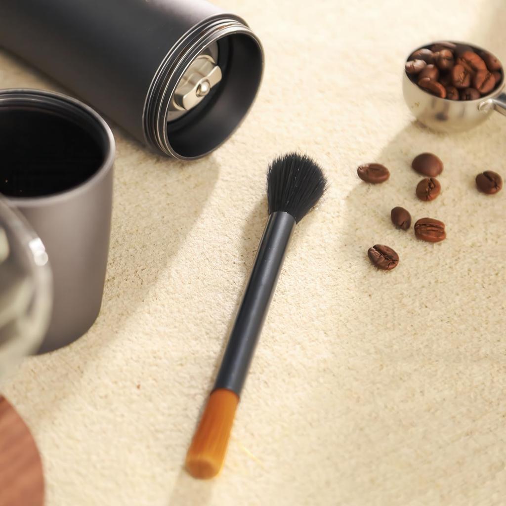 Coffee Mill Cleaning Brush, 2 Types of Brushes, Low-Static, Cleaning, Coffee Grinder Brush, Mill Brush